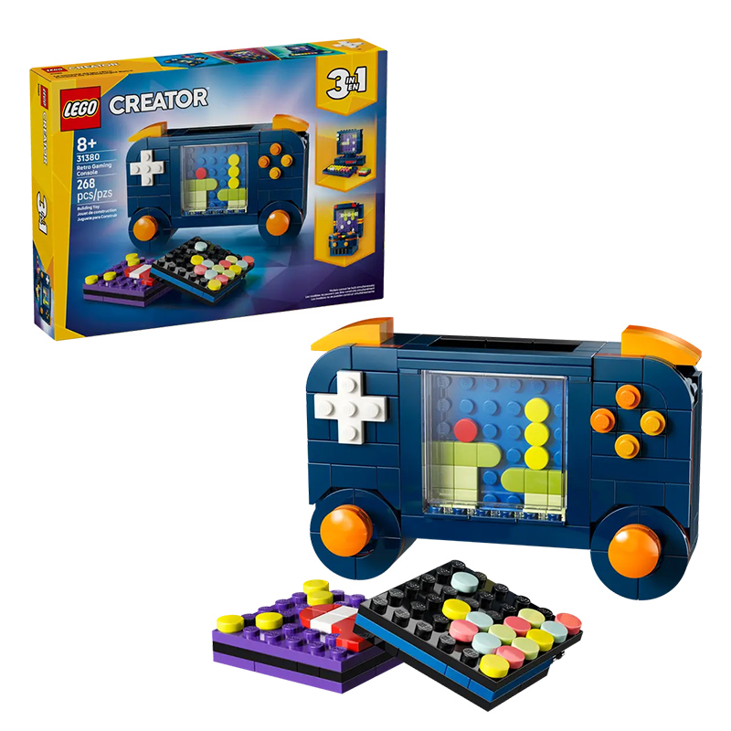 Retro Handheld Console - مجموعة مكعبات بناء ليجو كريتور 3