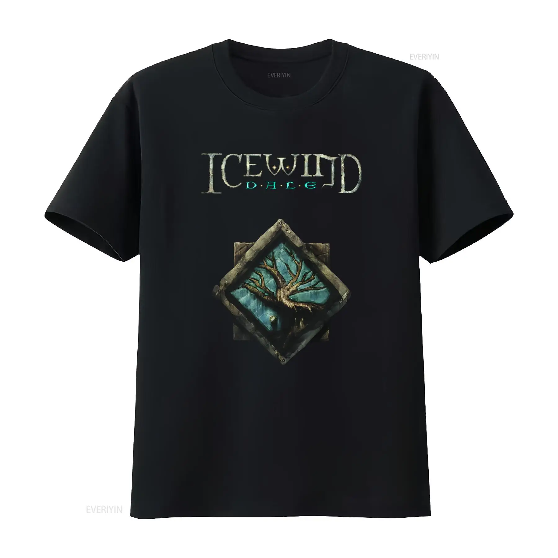 Game Retro Gaming - تي شيرت Icewind Dale Logo Classic