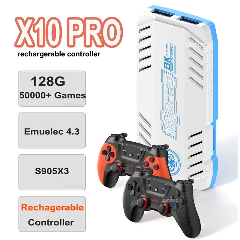 Retro Gaming Kiosk - جهاز ألعاب فيديو منزلي 4K X10