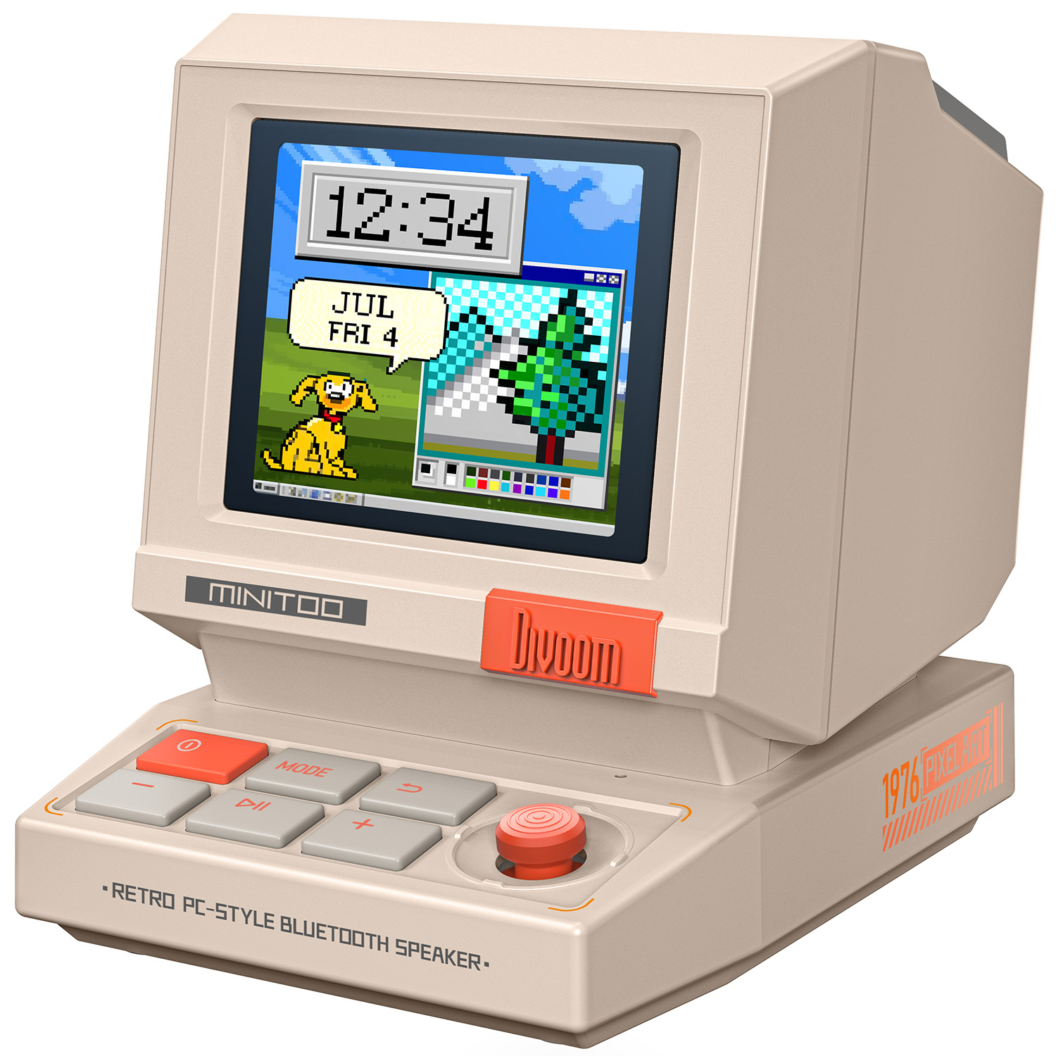 Retro Gaming Cabinet - Divoom MiniToo ريترو سمّاعات بلوتوث محمول