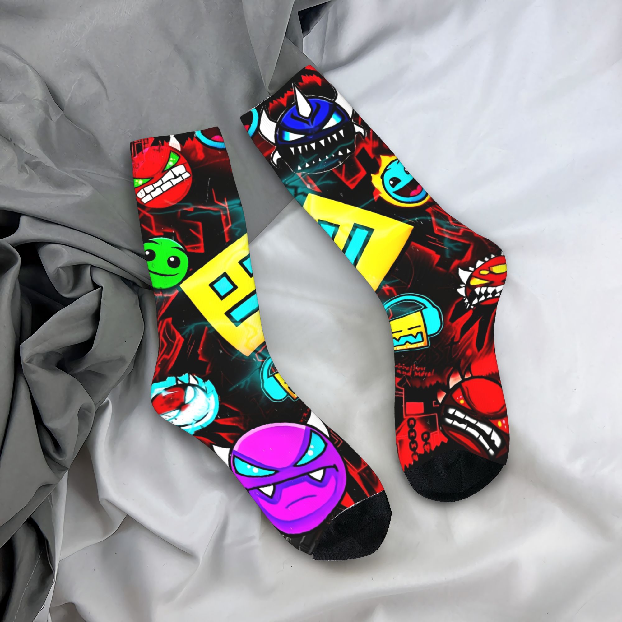 Retro Gaming Gifts For Men - الهندسة الألعاب داشيد جوارب للجنسين الرجال