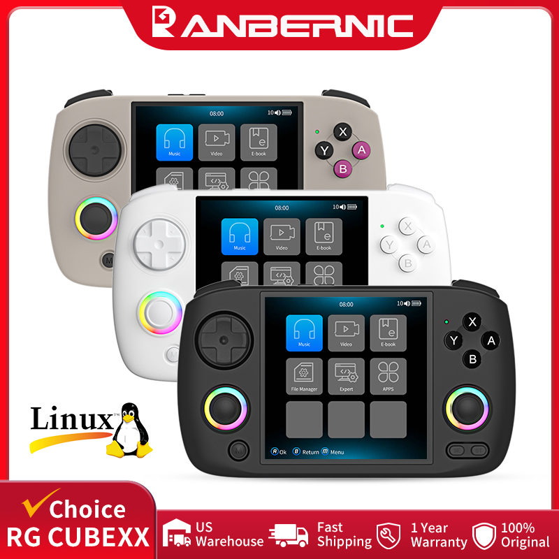 Retro Gaming Kiosk - Anbernic RG CubeXX وحدة تحكم ألعاب