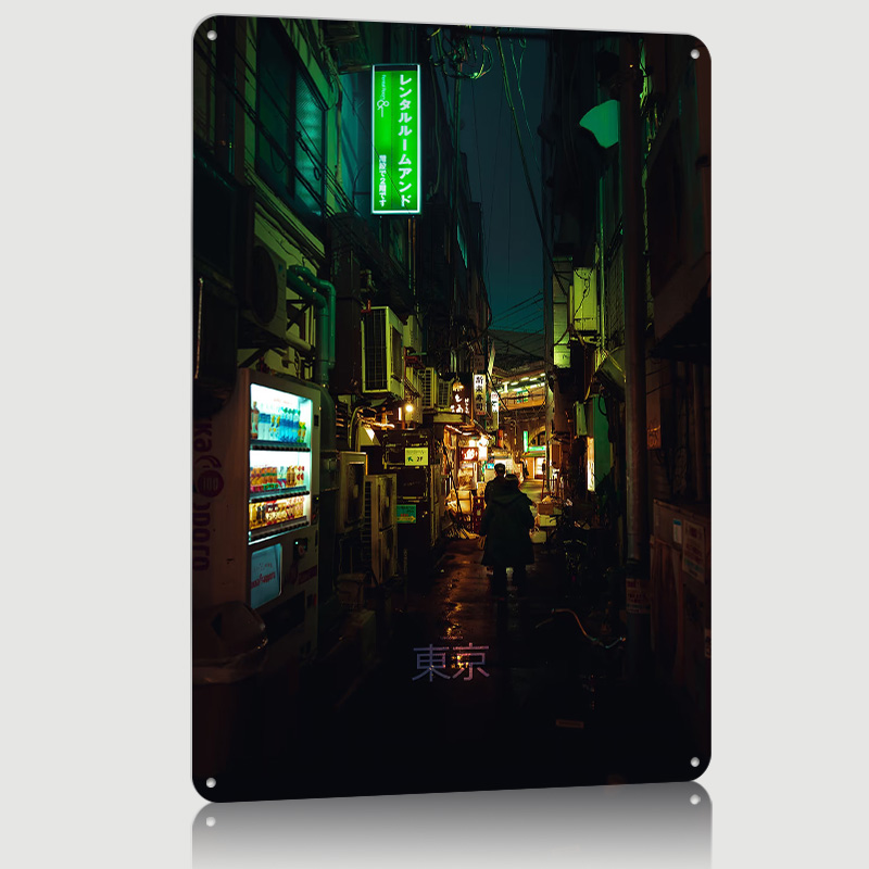 لافتة معدنية مخصصة بتصميم طباع - مراجعة Retro Gaming Tokyo وسعره