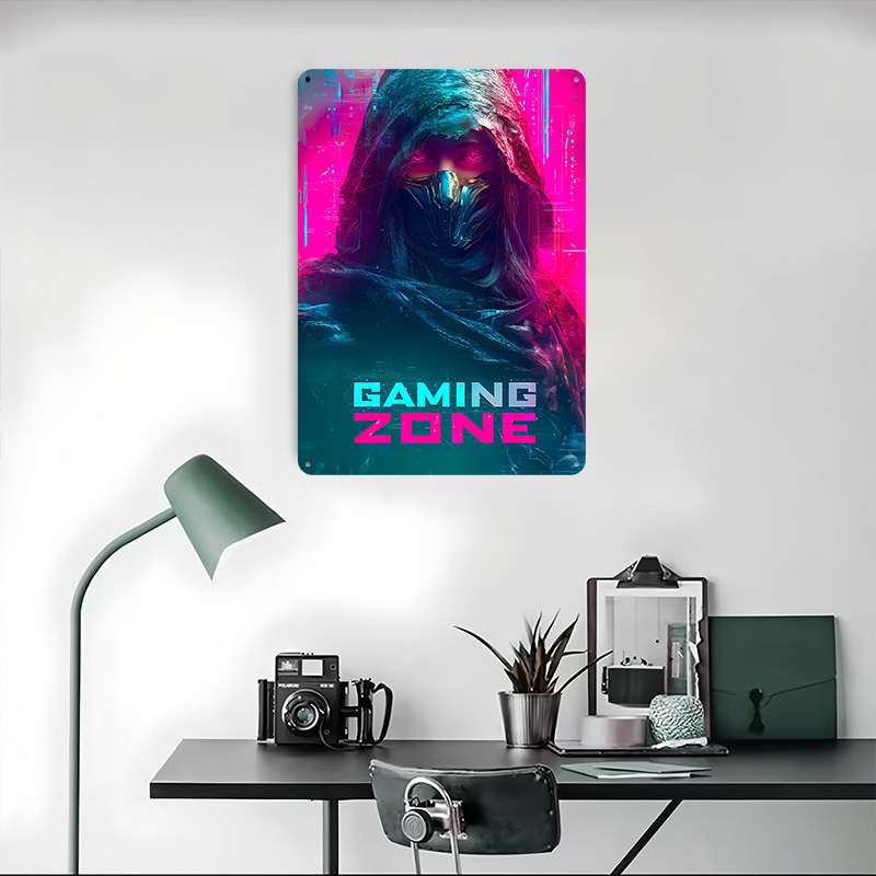 ملصق معدني بتصميم منطقة الألعا - مراجعة Retro Gaming Zone وسعره