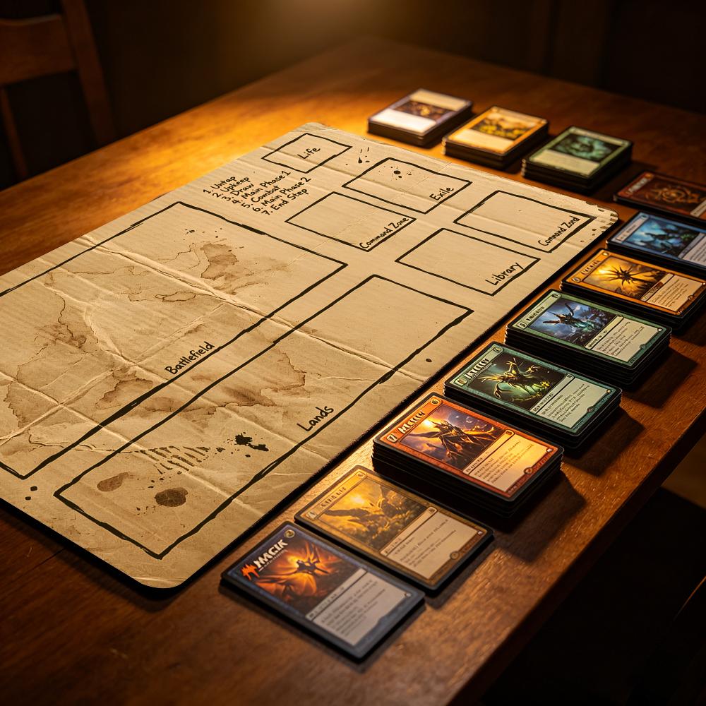 بساط ماوس ورقي بتصميم عتيق MTG - مراجعة Retro Gaming Zone وسعره