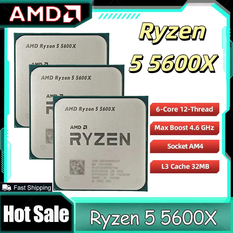 معالج AMD Ryzen 5 5600X، وحدة  - مراجعة Amd Cpu Ryzen 5 وسعره