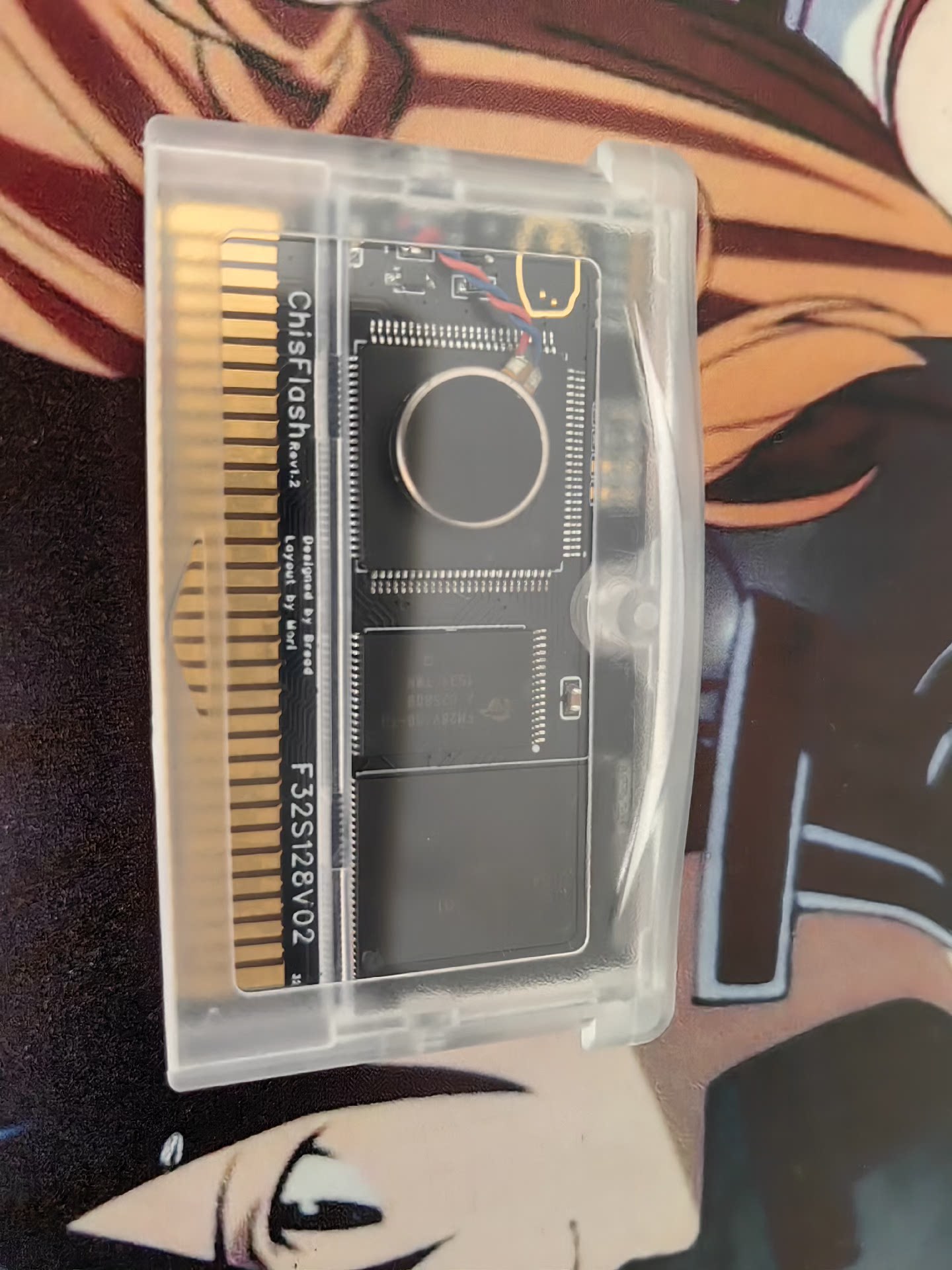شيس فلاش V1.2 FRAM رامبل كارتر - مراجعة Game Boy Cartridge Holder وسعره