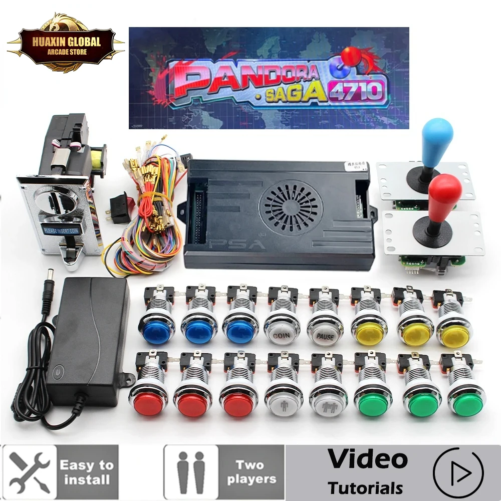 2 لاعب 4710 في 1 باندورا ساغا  - مراجعة Retro Gaming Cabinet وسعره