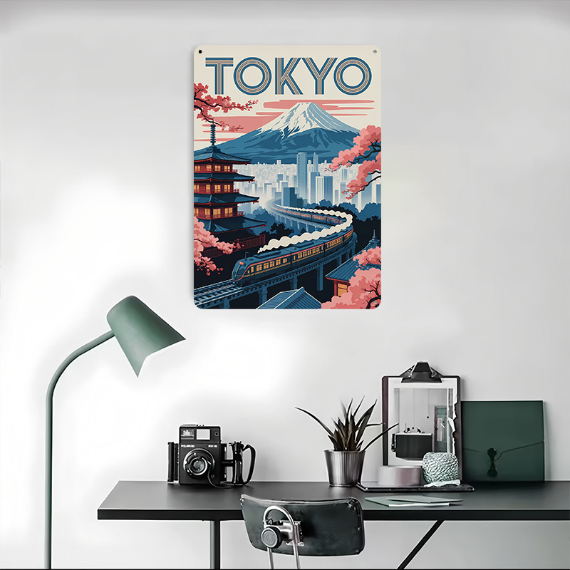 لوحة معدنية بتصميم طوكيو للسفر - مراجعة Retro Gaming Tokyo وسعره
