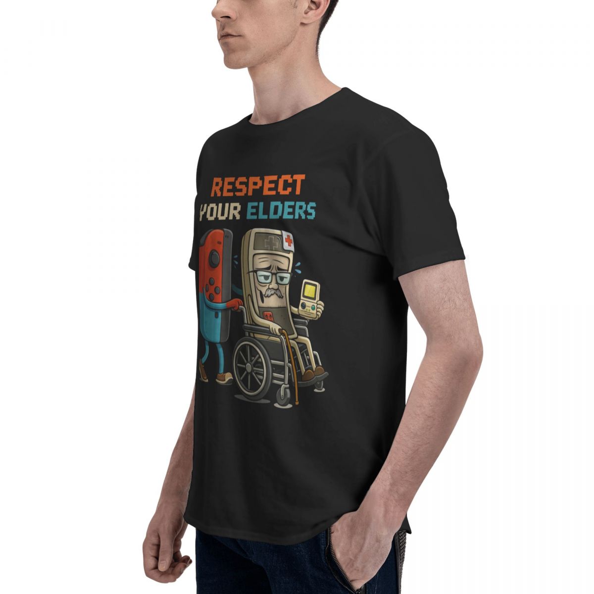 تي شيرت رجالي بطبعة 'احترف كبا - مراجعة Retro Gaming Gifts For Men وسعره