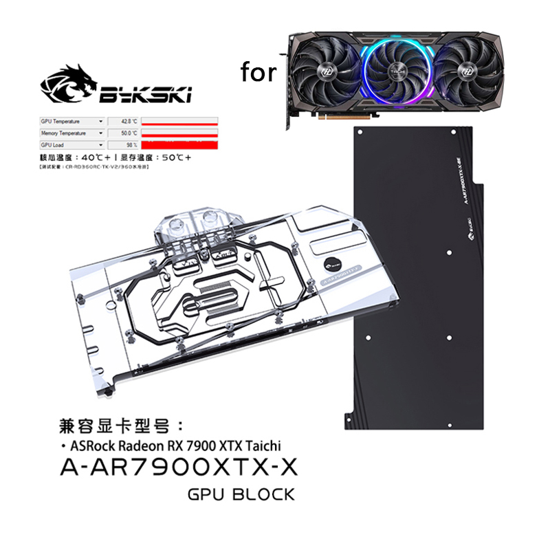 استخدام كتلة المياه Bykski لبط - مراجعة Amd Vga Rx 7900 Xtx وسعره