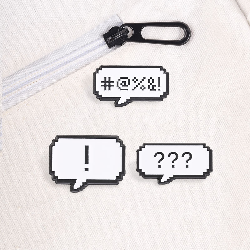 دبوس مينا بتصميم فقاعات دردشة  - مراجعة Retro Gaming Meme وسعره