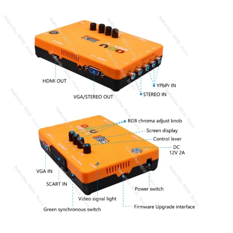 محول ODV GBS-C AIO RGBS YPbPr  - مراجعة Retro Gaming Videos وسعره