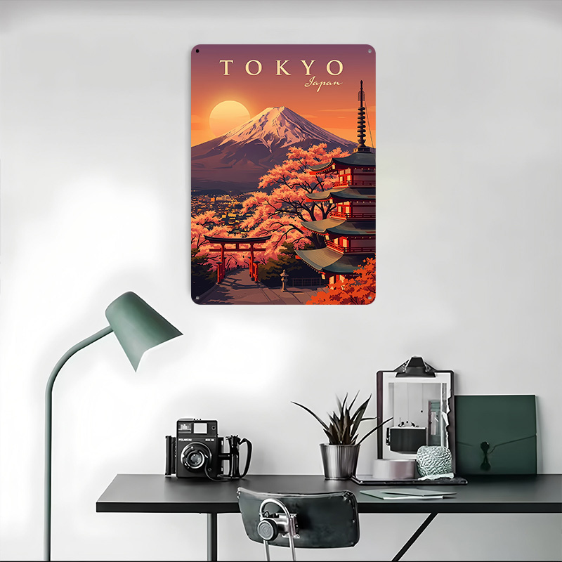 لافتة معدنية عتيقة بتصميم طوكي - مراجعة Retro Gaming Tokyo وسعره
