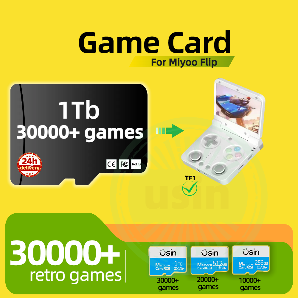 بطاقة الألعاب لـ Miyoo Flip 30 - مراجعة Retro Gaming System وسعره