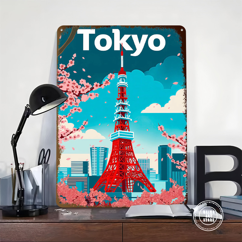 لوحة معدنية مخصصة بتصميم طوكيو - مراجعة Retro Gaming Tokyo وسعره