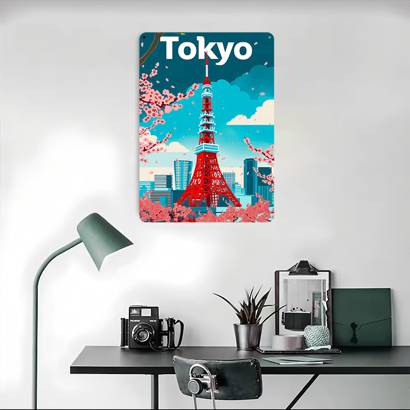لوحة معدنية مخصصة بتصميم طوكيو - مراجعة Retro Gaming Tokyo وسعره