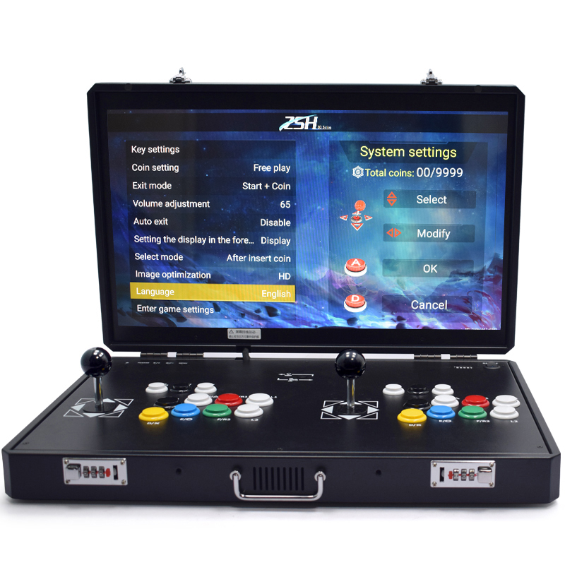 24 بوصة LCD باندورا BOX ZSH 23 - مراجعة Retro Gaming Cabinet وسعره