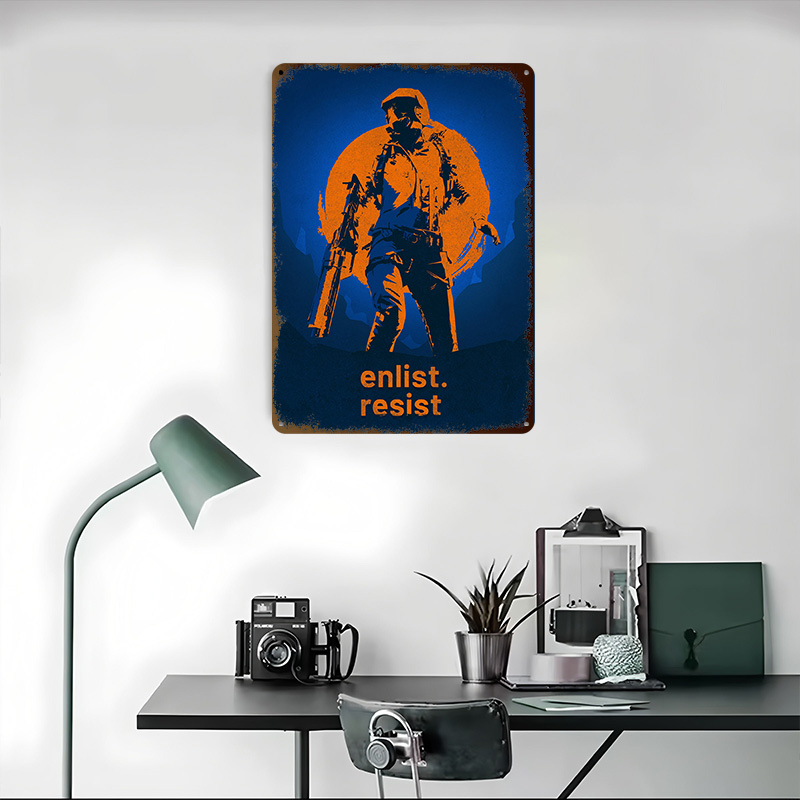 لافتة معدنية مطبوعة ثلاثية الأ - مراجعة Retro Gaming Gifts For Men وسعره