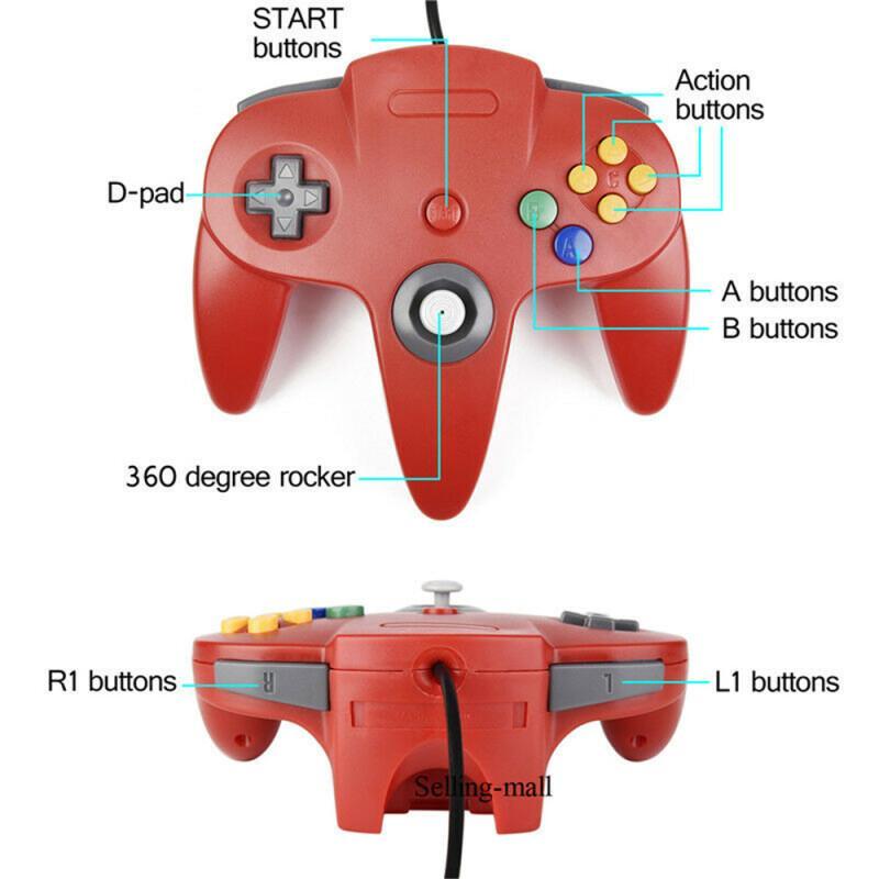 N64 تحكم كلاسيكي USB سلكي عن ب - مراجعة Retro Gaming Mac وسعره