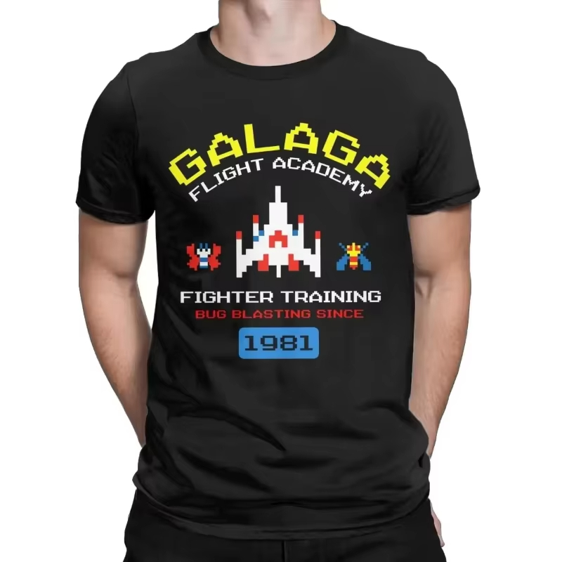 تي شيرت رجالي قطني بتصميم لعبة - مراجعة Retro Gaming Gifts For Men وسعره