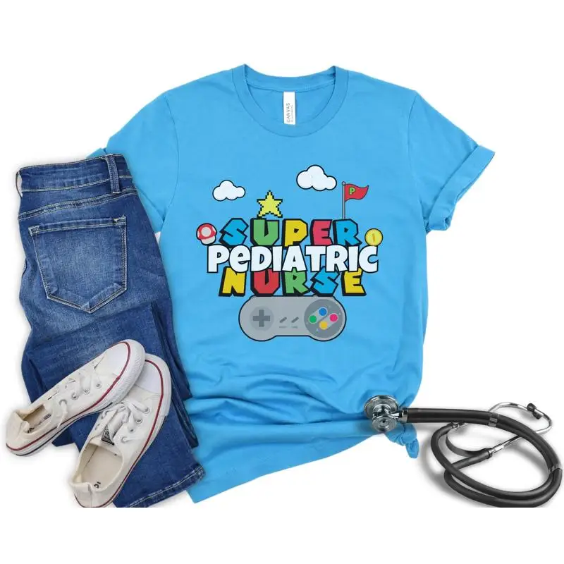 قميص ممرضات الأطفال بتصميم ألع - مراجعة Retro Gaming Gifts For Men وسعره