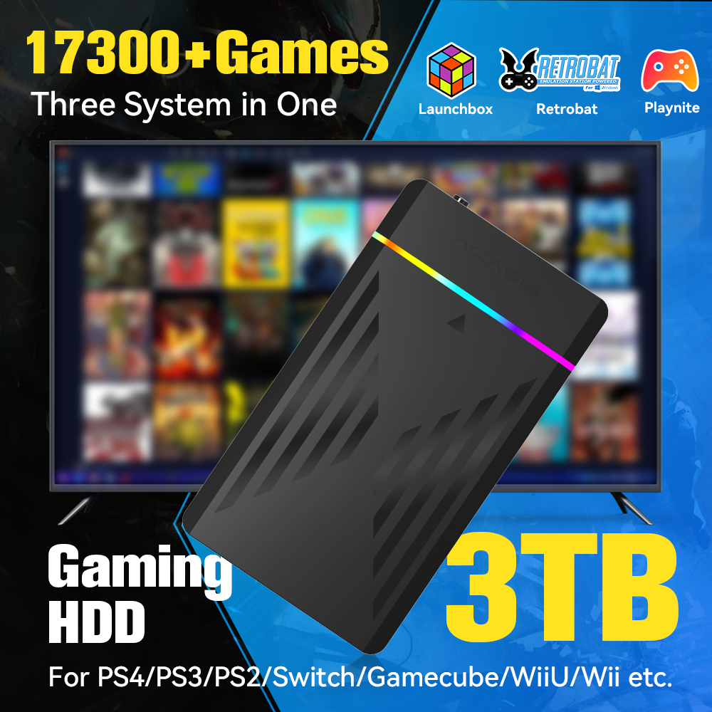 3 تيرابايت محمول للألعاب HDD L - مراجعة Retro Gaming Kiosk وسعره